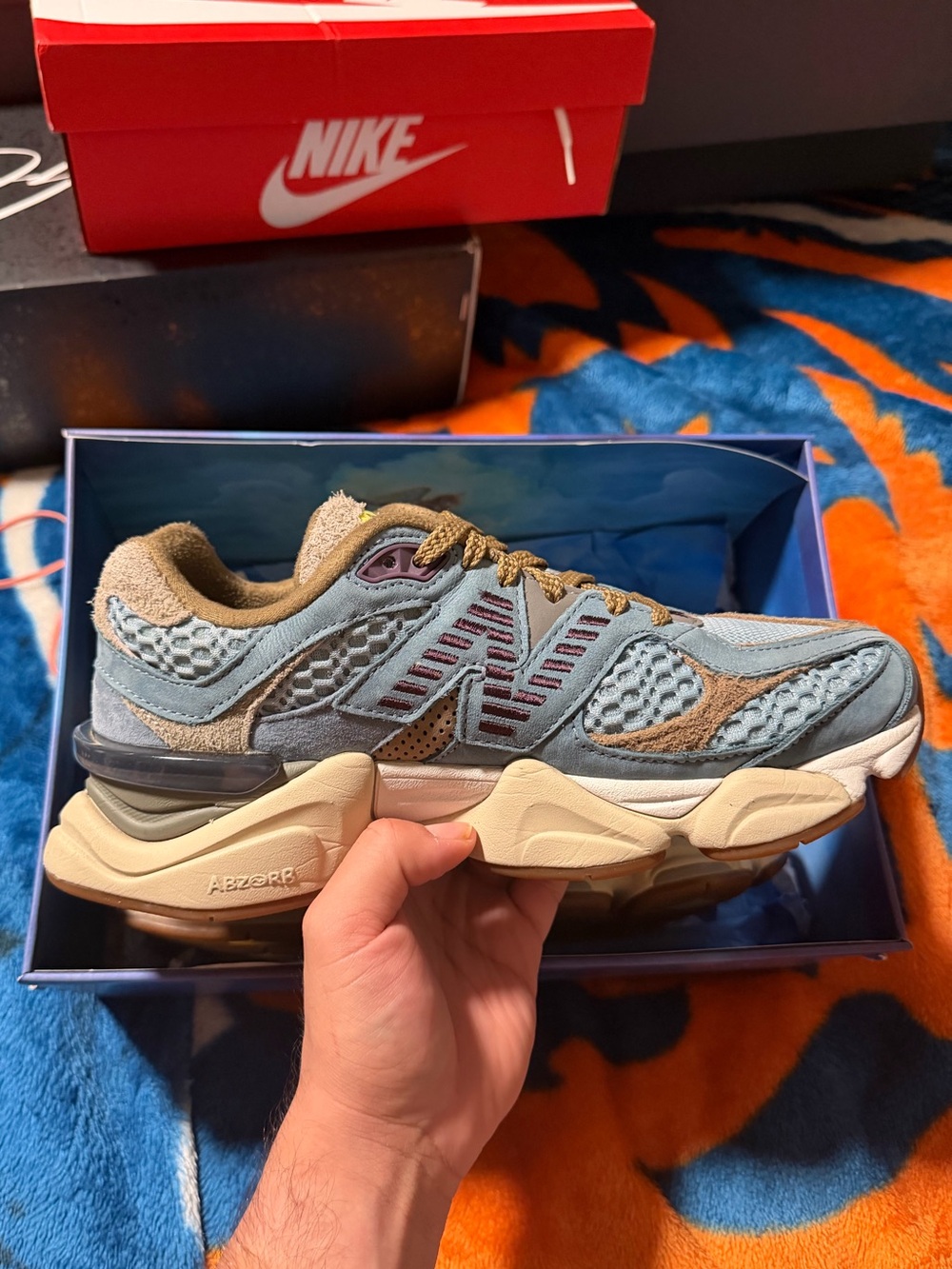 New Balance x Bodega 9060 ‘Age Of Discovery’ Men’s Low Top Blue/Brown U9060BD1
